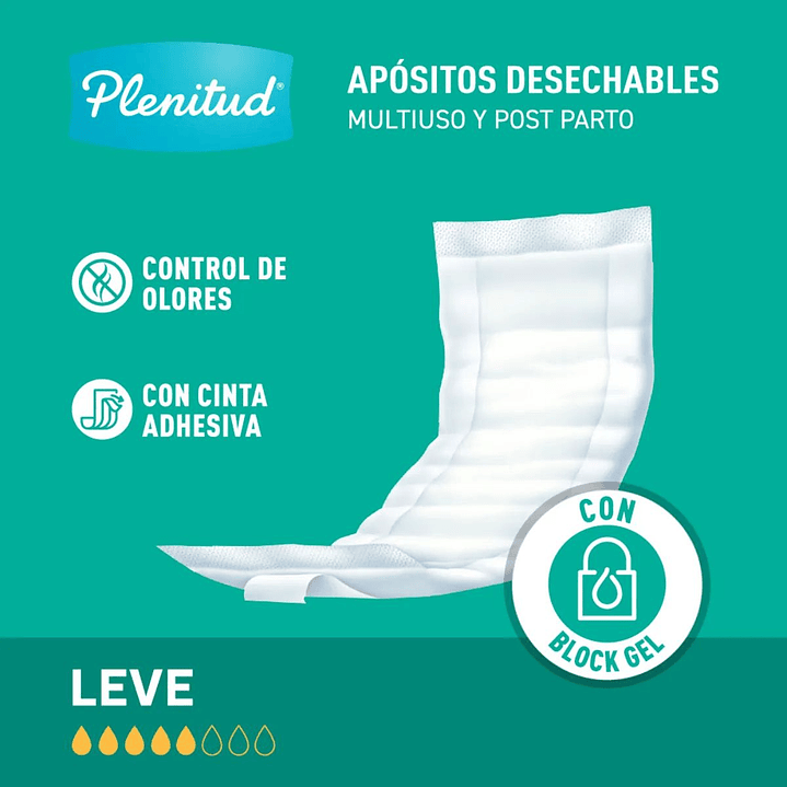 Apósito Plenitud | Protección para Incontinencia Leve 3
