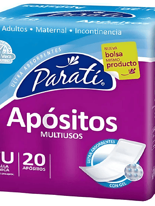 Apósito Paratí Talla Única | Alta Absorción