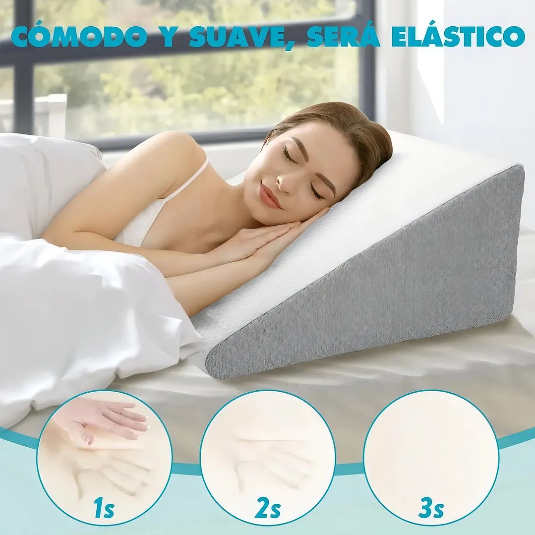Almohada Respaldo Espuma Lumbar | Cojín Cuña Multiuso 3