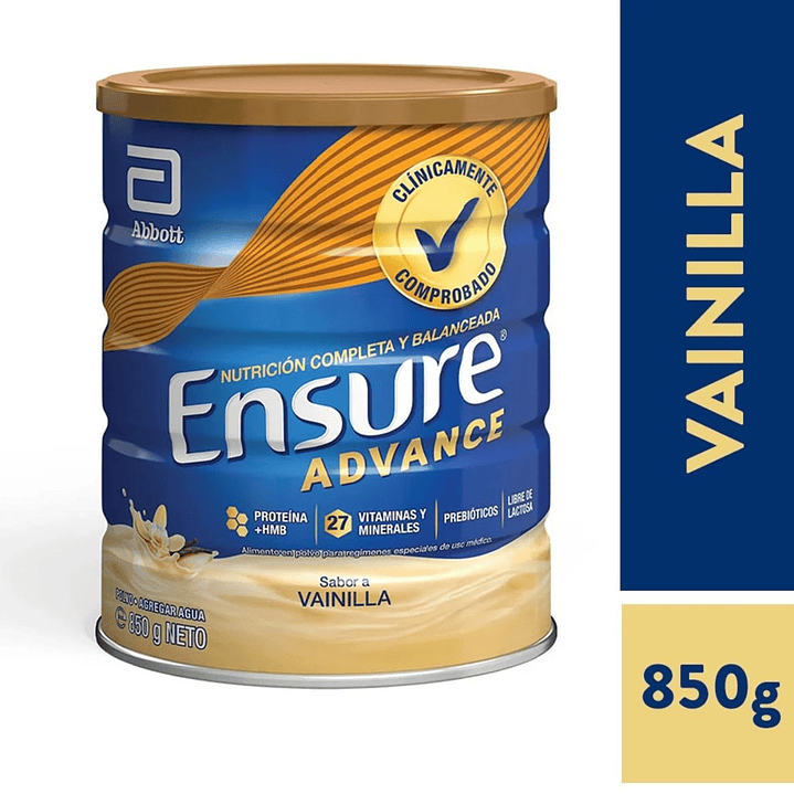 Ensure Advance 850 g | Nutrición para Masa Muscular 1
