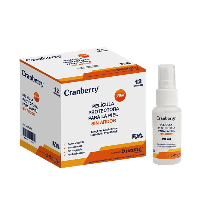 Película Protectora Spray Cranberry | Protege La Piel Sin Ardor 1