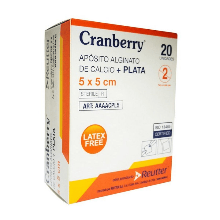 Apósito de Alginato de Calcio con Plata 5x5[cm] 1