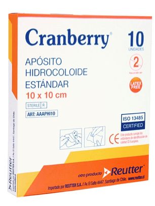 Apósito hidrocoloide estándar 10x10[cm]