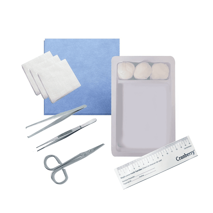 Kit de Curación Desechable para Pie Diabético. 2