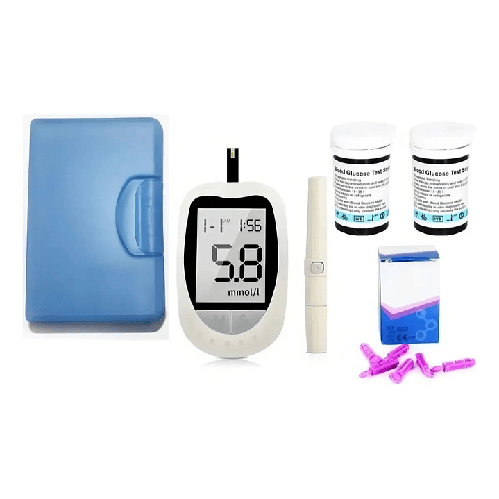 Medidor de Glicemia Digital con 50 Tiras 3