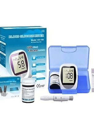 Medidor de Glicemia Digital con 50 Tiras