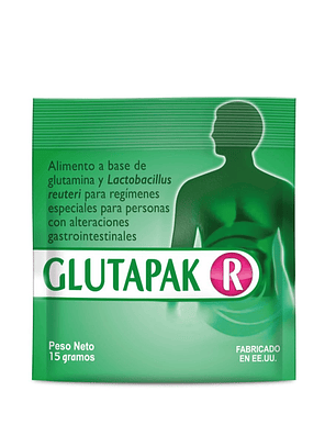 Glutapak R L-Glutamina y Probiótico 15 g | Salud Intestinal.