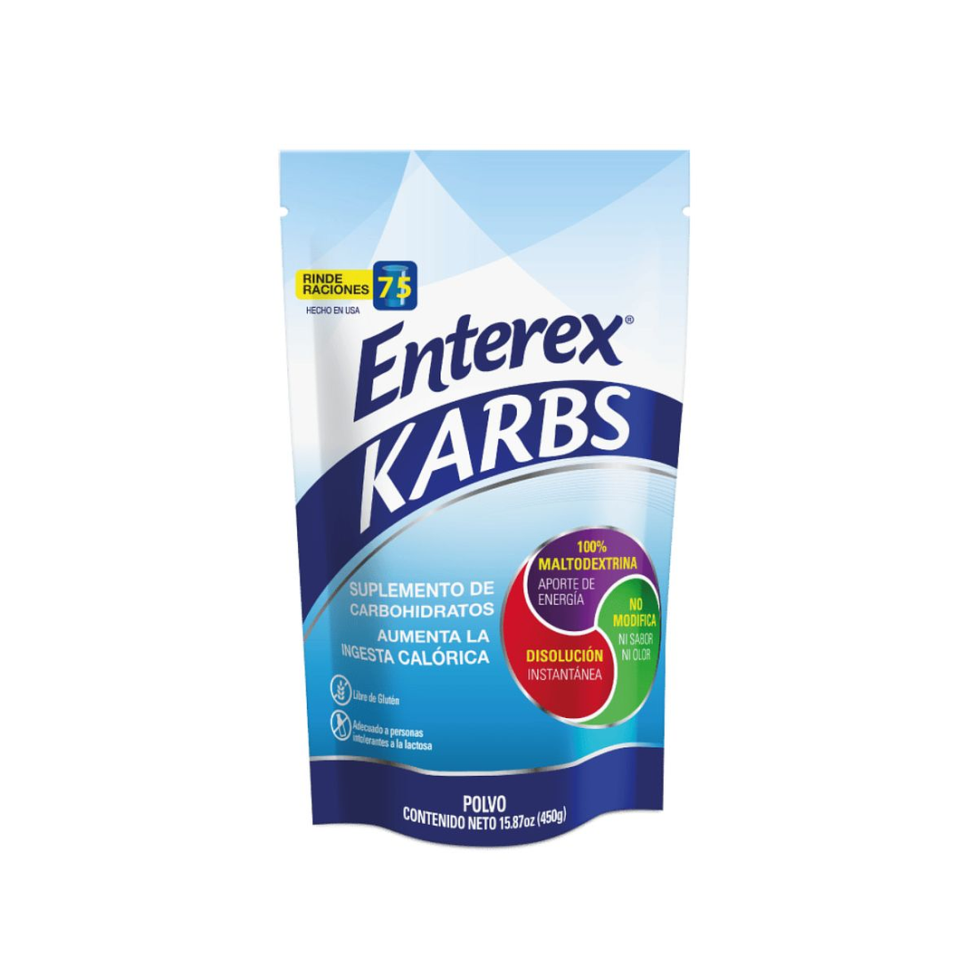 Enterex Karbs 450 g | Suplemento de Carbohidratos. 1