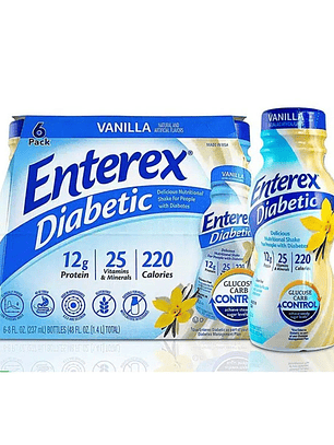 Enterex Diabetic Vainilla 237 ml Pack x 6 | Suplemento.