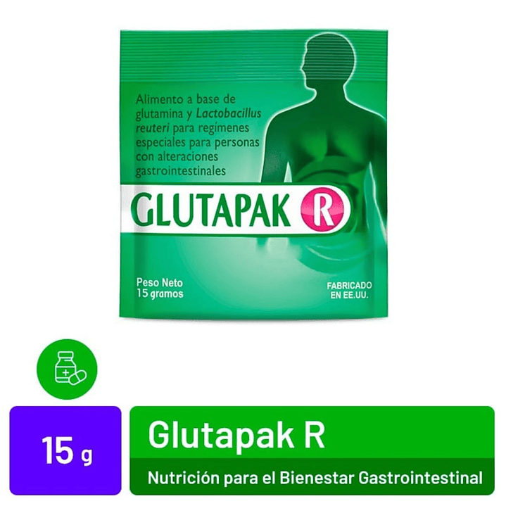 Glutapak R L-Glutamina y Probiótico 15 g | Compra Programada Vital Senior. 2
