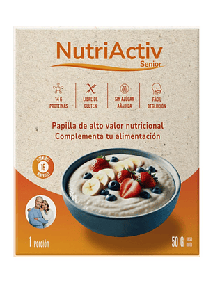 Papilla Nutriactiv Senior 50 g | 1 Porción Individual.