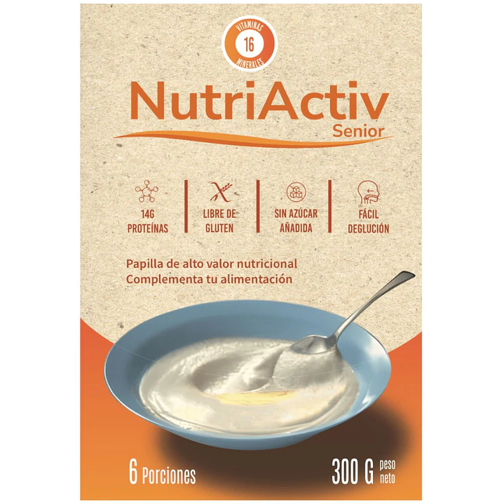 Papilla Nutriactiv Senior | Nutrición Completa para Adultos Mayores 1