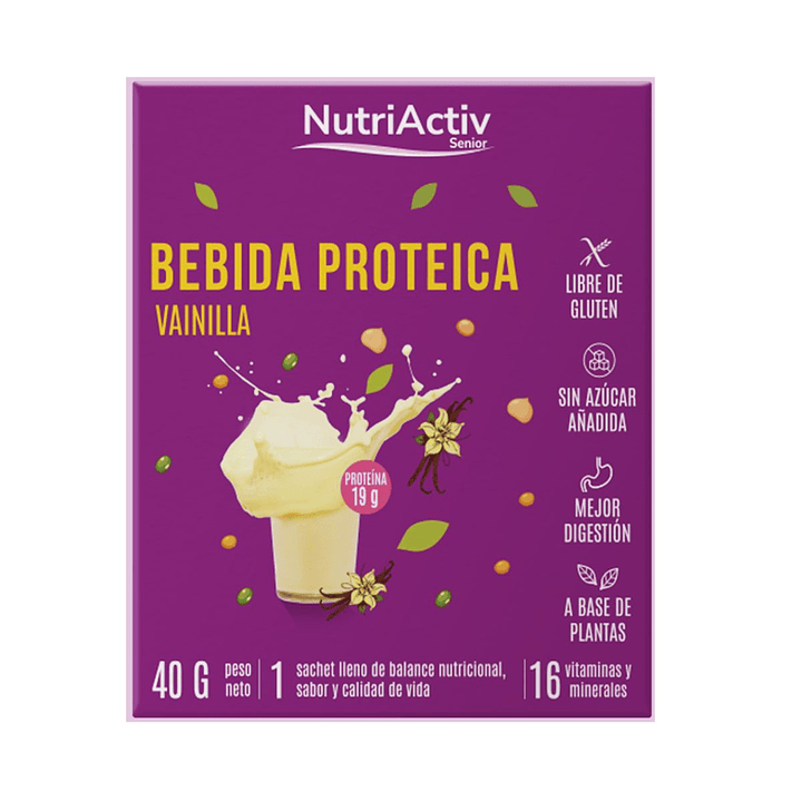 Bebida Proteica Nutriactiv Vainilla 40 g | 1 Porción. 1