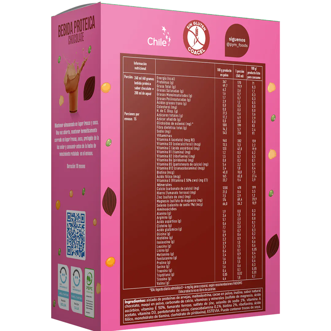 Bebida Proteica Nutriactiv Chocolate | Adultos Mayores 2