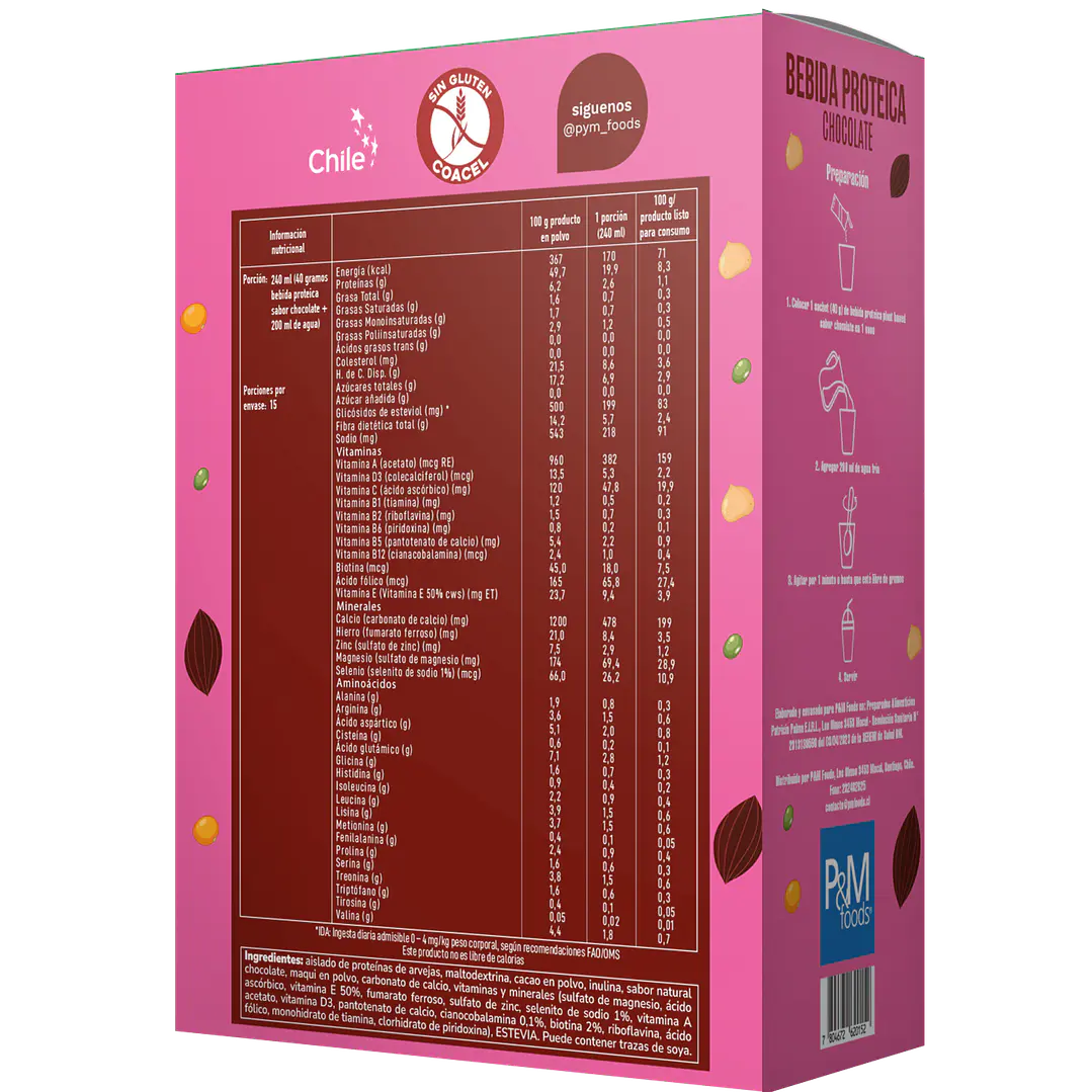 Bebida Proteica Nutriactiv Chocolate | Adultos Mayores 3