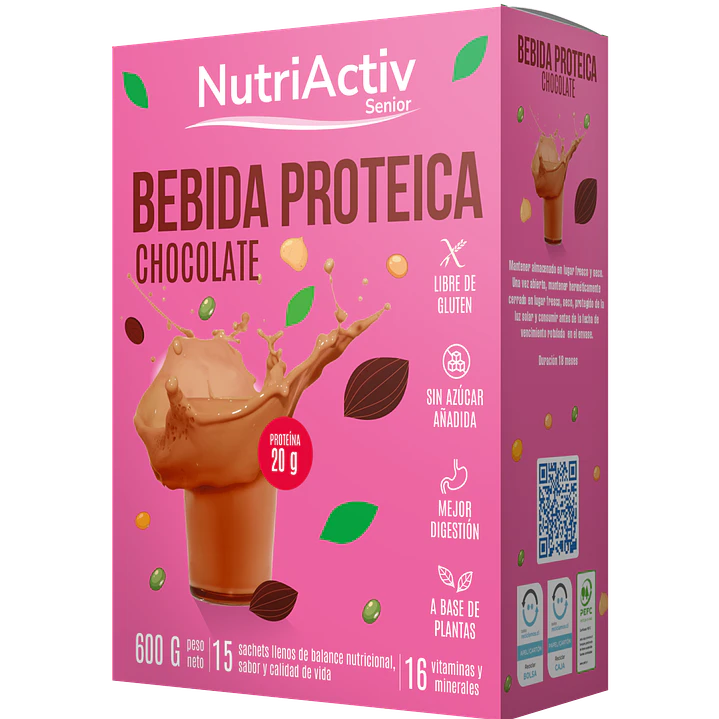 Bebida Proteica Nutriactiv Chocolate | Adultos Mayores 1