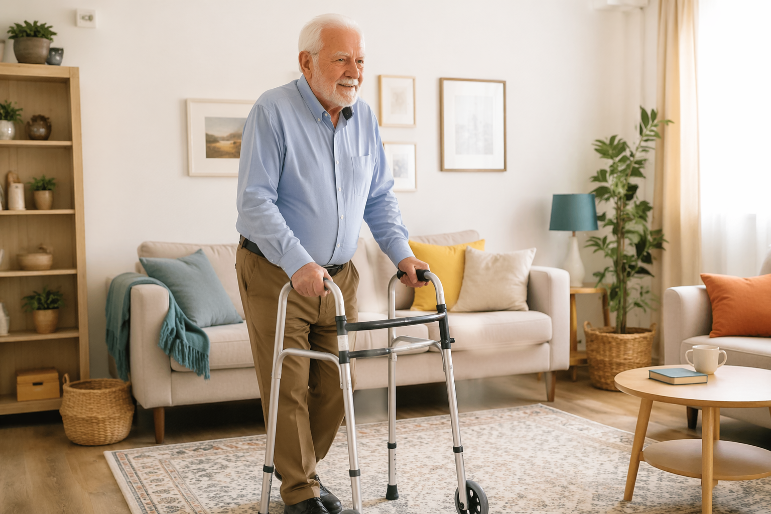 Cómo elegir un andador para adulto mayor