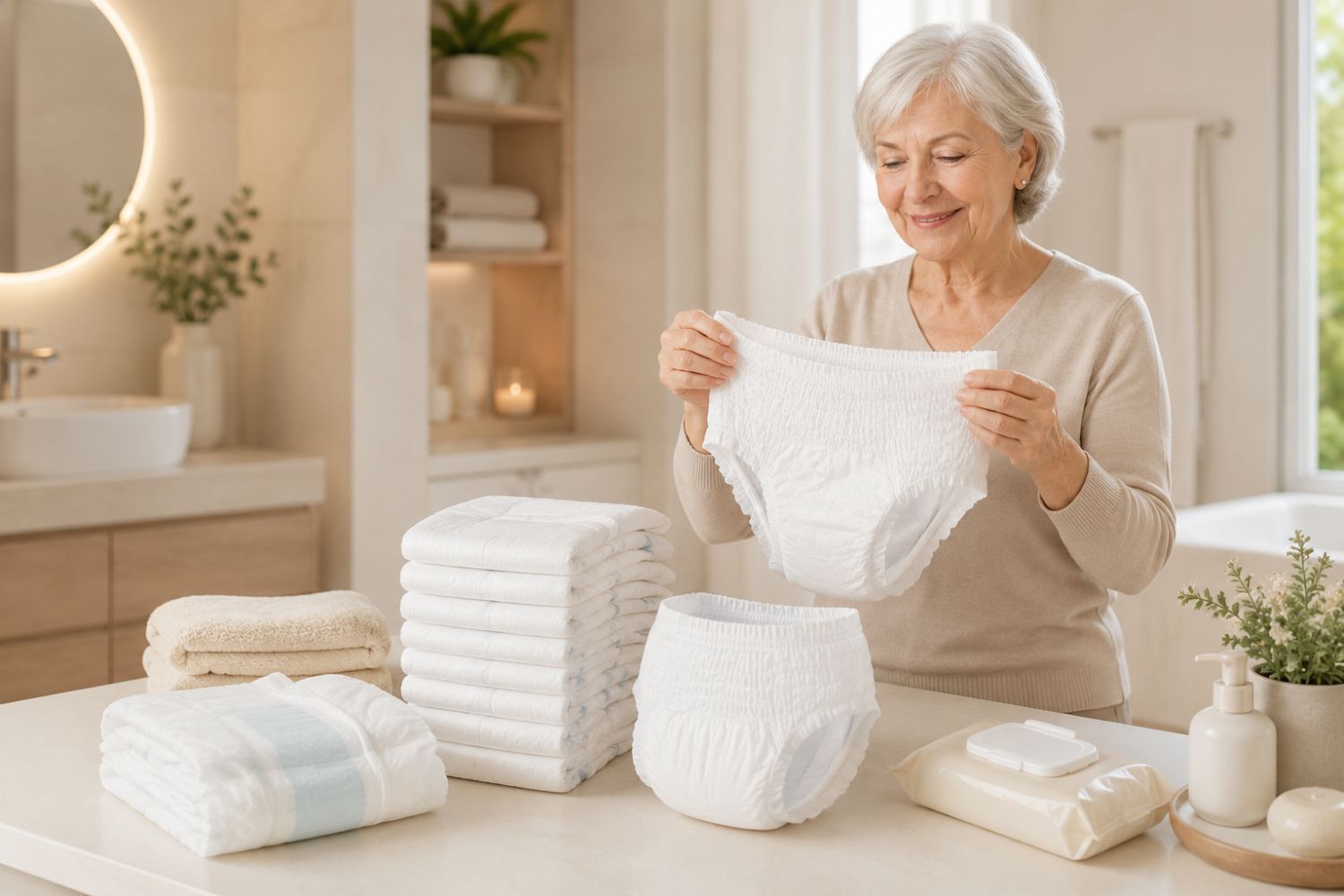 Pañales y pants para adultos