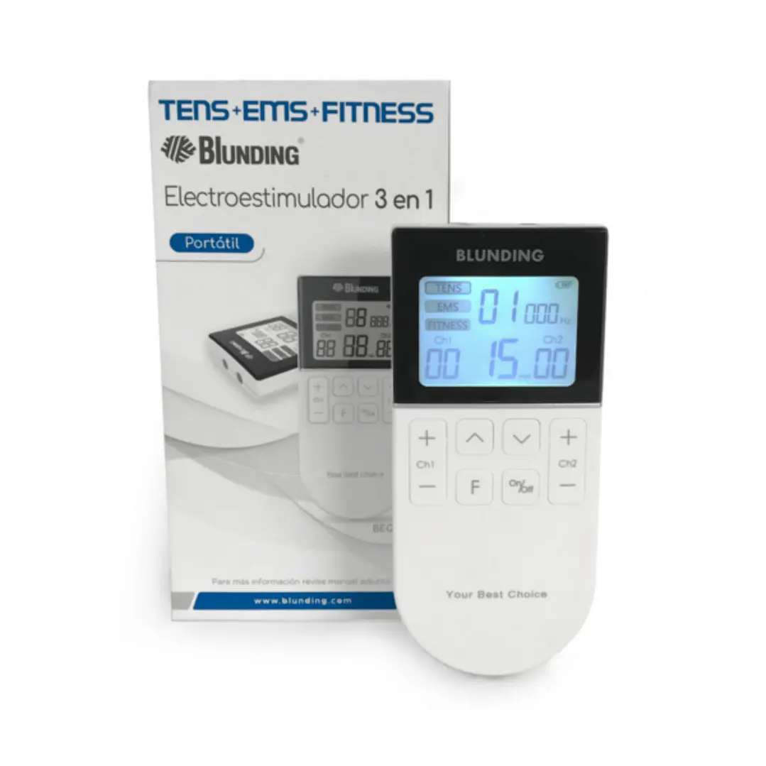 Tens EMS Fitness Blunding 2 Canales | Electroestimulador 3 en 1 en Promoción 1