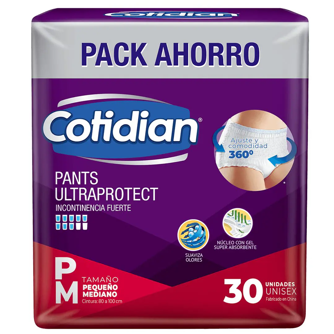 Pants Cotidian Ultraprotect 30 un. Incontinencia Fuerte 3