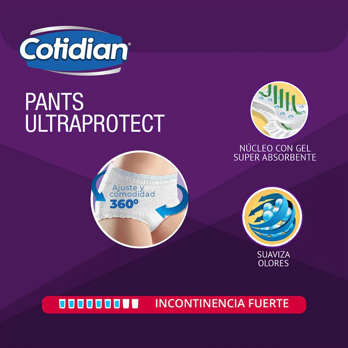 Pants Cotidian Ultraprotect P/M 30 un. · Compra Programada 3