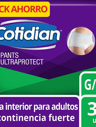 Pants Cotidian Ultraprotect G/XG 30 un. · Compra Programada