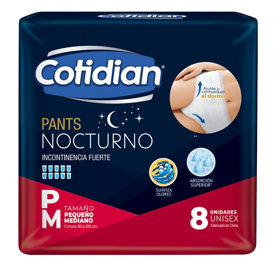 Pants Cotidian Nocturno P/M 8 un. · Compra Programada 2