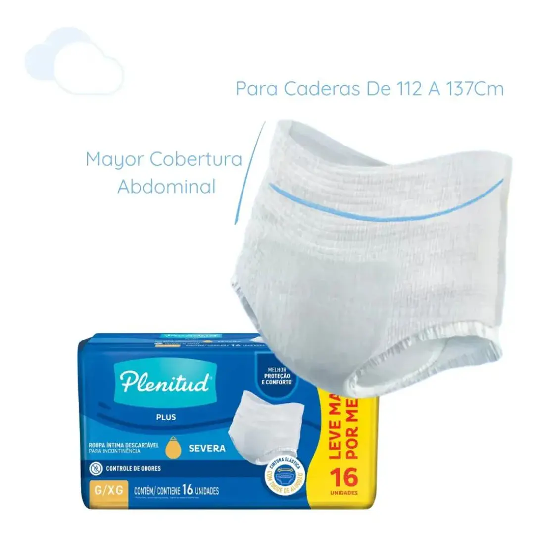 Pants Plenitud Active Super Plus P/M x16 3