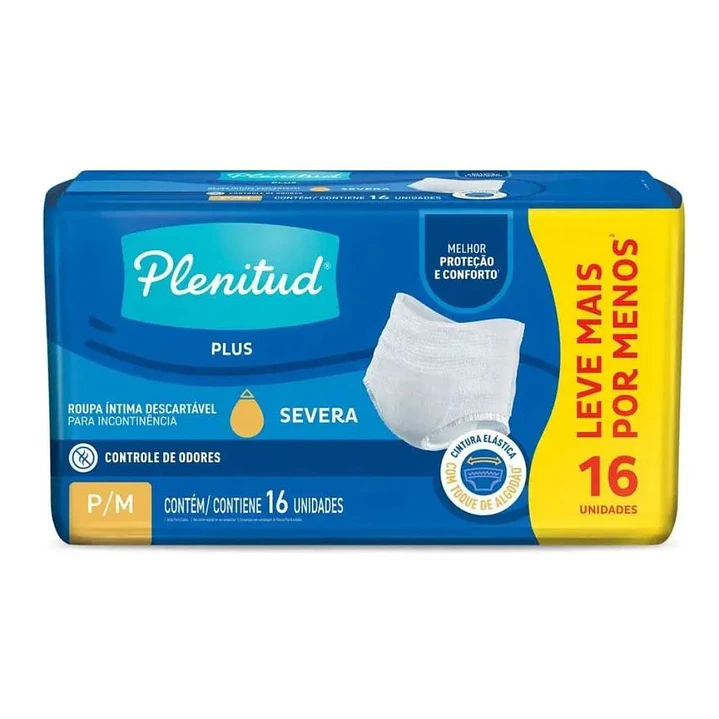 Pants Plenitud Active Super Plus P/M x16 1