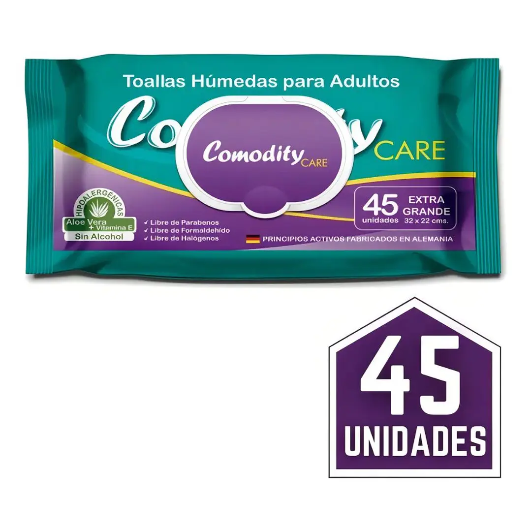 Toallas Húmedas Comodity Adulto 45 un. · Compra Programada 2