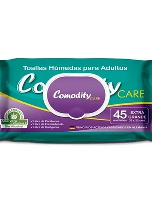Toallas Húmedas Comodity Adulto 45 un. · Compra Programada