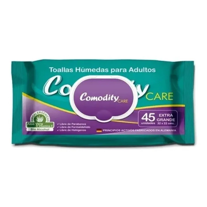 Toallas Húmedas Comodity Adulto 45 un. · Compra Programada 1