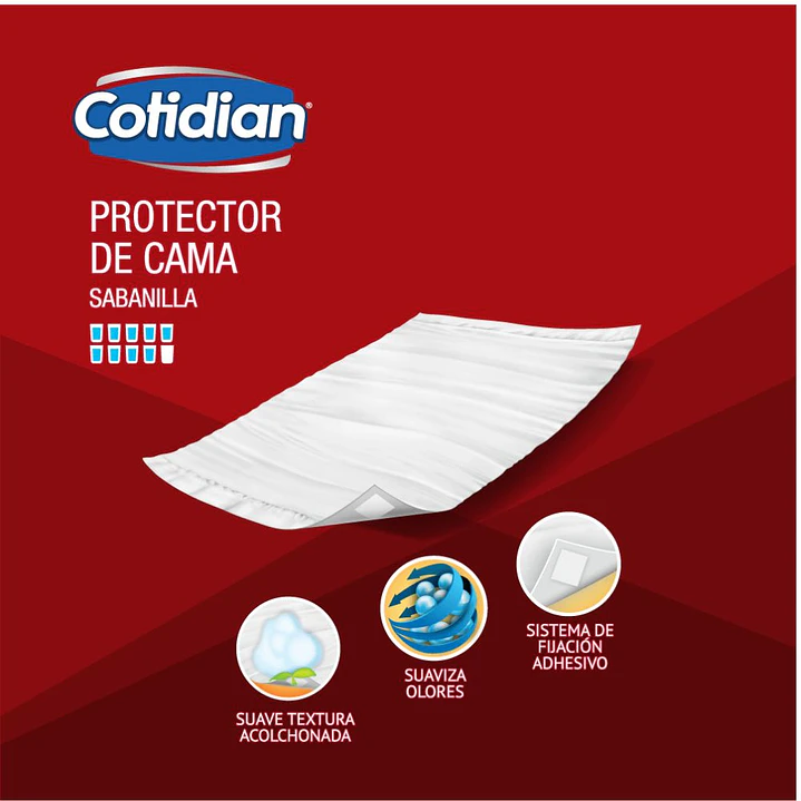 banilla Cotidian 60x90 cm x8 · Protector de Cama 3