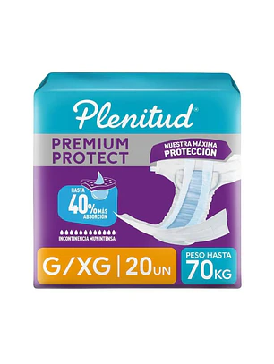 Pañal Adulto Plenitud Premium Protect G/XG x20 · Compra Programada
