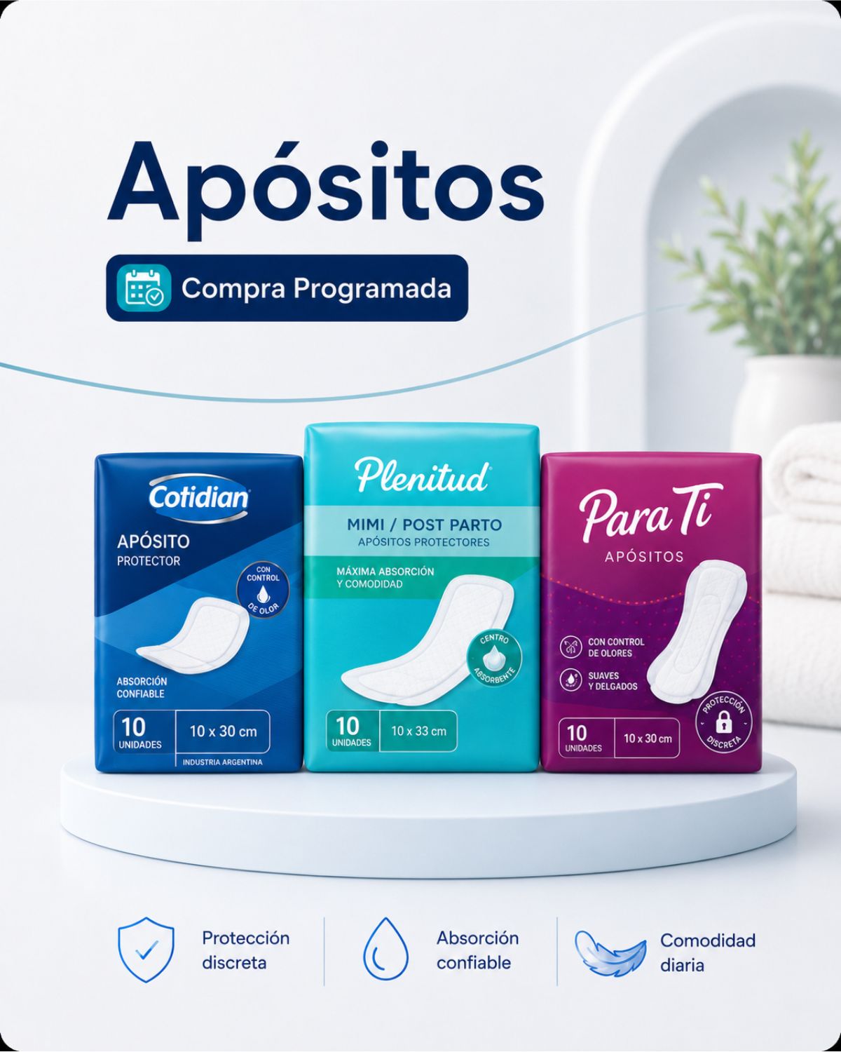 Apósitos para incontinencia Compra Programada Vital Senior
