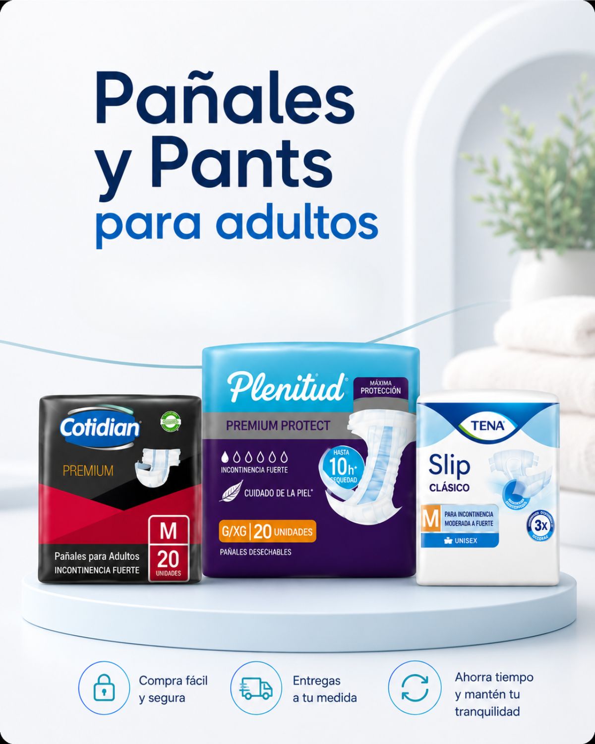Pañales y pants para adulto Vital Senior