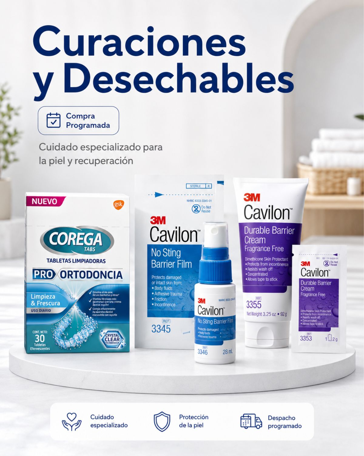 Curaciones y Desechables Compra Programada Vital Senior