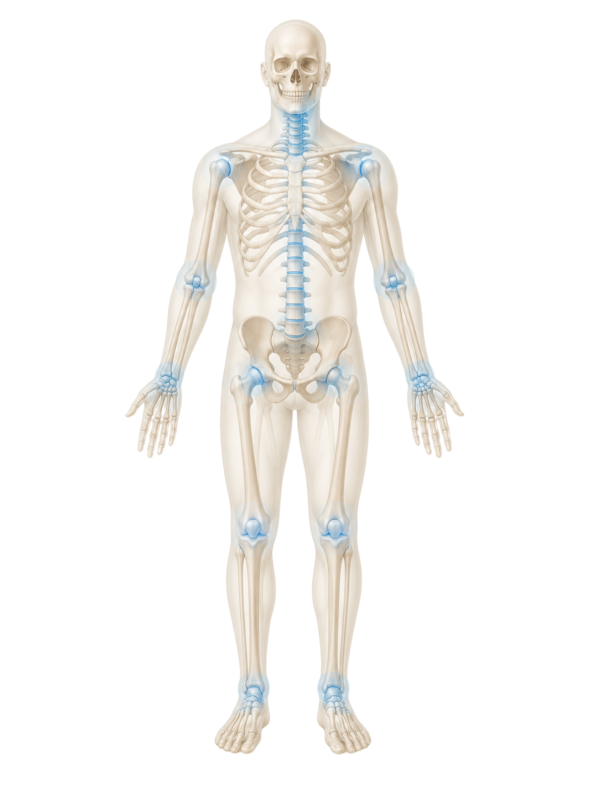 Mapa corporal de ortopedia y rehabilitación para elegir productos por zona del cuerpo