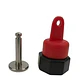 Kit Magnético Para Sujeción De Pacientes (3 Botones + 1 Llave) - Miniatura 3