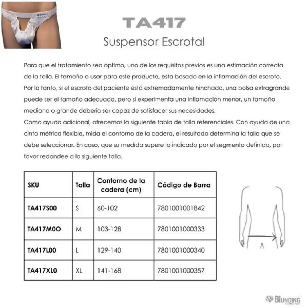 Suspensor Escrotal Blunding | Soporte y Contención 2