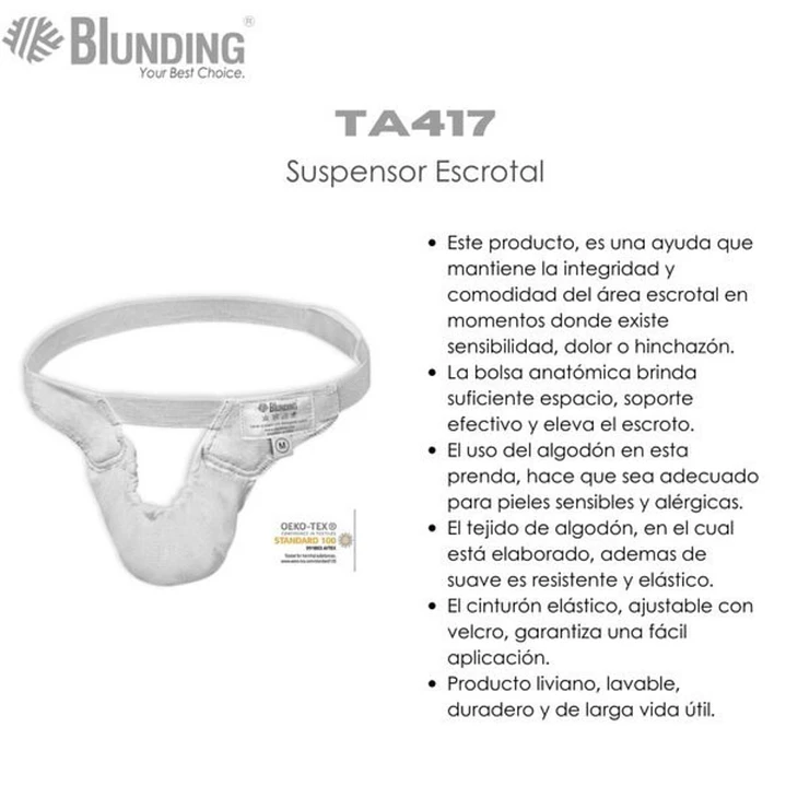 Suspensor Escrotal Blunding | Soporte y Contención 3