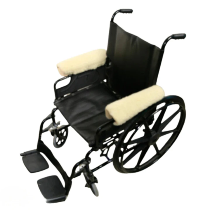 Protectores de Brazos para Silla de Ruedas 100% Lana Antiescaras 1