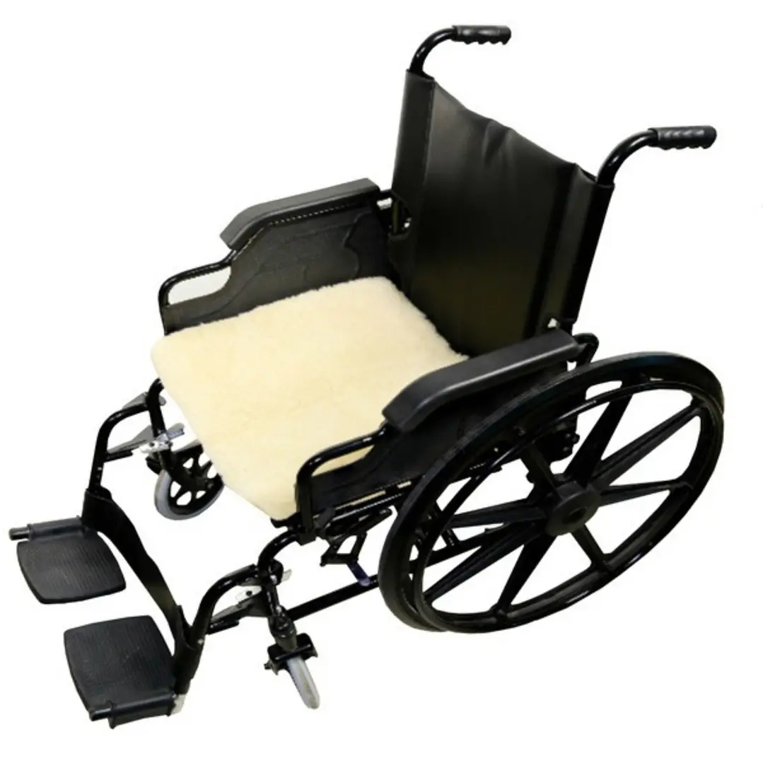 Protector para Silla de Ruedas 100% Lana – Prevención de Úlceras por Presión 1