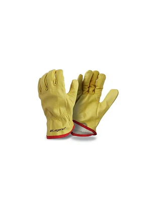 GUANTE CABRITILLA FORRADO AMARILLO LEGEND 9