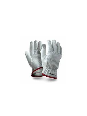 GUANTE CABRITILLA FORRADO CROMO BLANCO LEGEND 10