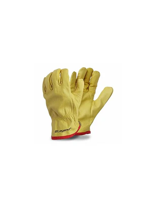 GUANTE CABRITILLA SIN FORRO AMARILLO LEGEND 10