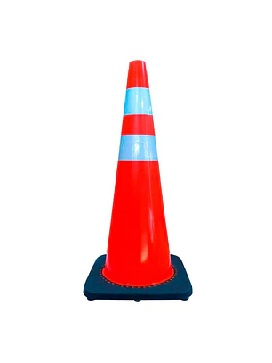 CONO REFLECTANTE DOBLE CINTA BASE PESADA 36