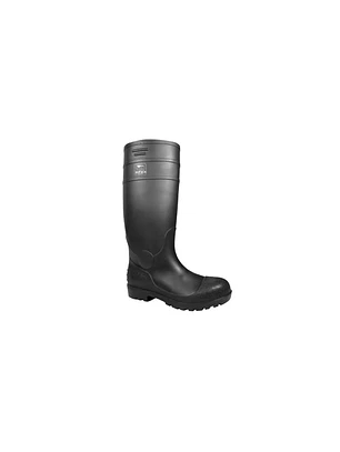 BOTA PVC-101 INDUSTRIAL NEGRA N°38 PUNTA Y PLANTA ACERO BUFALO
