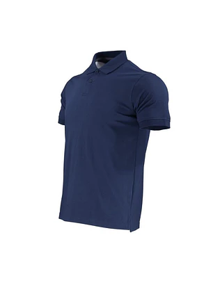 POLERA POLO M/C MUJER 60% ALG 40% POLY AZUL T/S