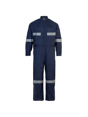 OVEROL POPLIN C/REFLECTANTE AZUL GEOLITE T-S